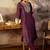 Women Ethnic Motifs Embroidered Regular Thread Work Kurta with Trousers