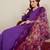 Women Floral V-Neck Kurta with Trousers & With Dupatta