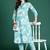 Women Floral Printed Regular Pure Cotton Kurta with Trousers