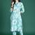 Women Floral Printed Regular Pure Cotton Kurta with Trousers