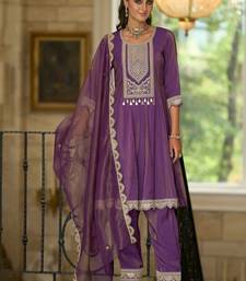 Women Ethnic Motifs Embroidered Regular Kurta with Trousers & With Dupatta
