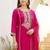 Women Ethnic Motifs Embroidered Regular Kurta with Trousers & With Dupatta