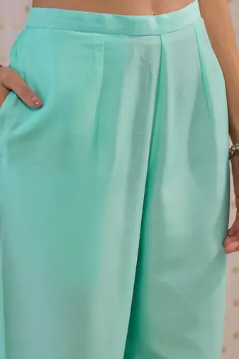 Women Ethnic Motifs Embroidered Regular Sequinned Kurta with Trousers & With Dupatta