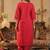 Women Floral Embroidered Regular Sequinned Kurta with Trousers & With Dupatta