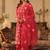 Women Floral Embroidered Regular Sequinned Kurta with Trousers & With Dupatta