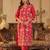 Women Floral Embroidered Regular Sequinned Kurta with Trousers & With Dupatta