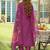 Women Floral Embroidered Regular Thread Work Kurta with Trousers & With Dupatta