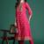 Women Ethnic Motifs Embroidered Regular Thread Work Pure Cotton Kurta with Trousers
