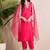 Women Ethnic Motifs Regular Thread Work Kurta with Trousers & With Dupatta