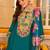 Women Floral Embroidered Regular Mirror Work Kurta with Trousers & With Dupatta