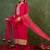 Women Ethnic Motifs Embroidered Regular Kurta with Trousers & With Dupatta