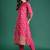 Women Ethnic Motifs Printed Regular Mirror Work Pure Cotton Kurta with Trousers