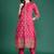 Women Ethnic Motifs Printed Regular Mirror Work Pure Cotton Kurta with Trousers