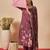Women Floral Printed Regular Thread Work Linen Kurta with Trousers & With Dupatta