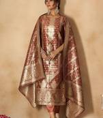 Women Ethnic Motifs Regular Kurta with Trousers & With Dupatta