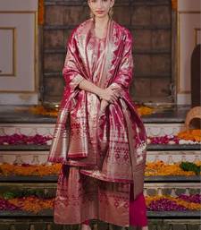 Women Ethnic Motifs Regular Kurta with Trousers & With Dupatta