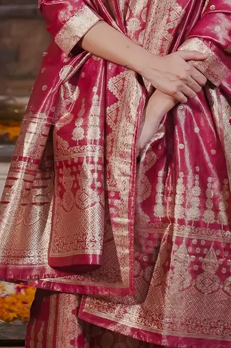 Women Ethnic Motifs Regular Kurta with Trousers & With Dupatta