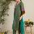 Women Floral Printed Regular Beads and Stones Pure Cotton Kurta with Trousers & With Dupatta