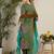 Women Floral Printed Regular Beads and Stones Pure Cotton Kurta with Trousers & With Dupatta
