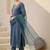 Women Ethnic Motifs Embroidered Regular Liva Kurta with Trousers & With Dupatta