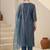 Women Ethnic Motifs Embroidered Regular Liva Kurta with Trousers & With Dupatta