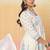 Women Floral Printed Regular Mirror Work Pure Cotton Kurta with Palazzos & With Dupatta