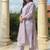 Women Floral Embroidered Regular Sequinned Pure Cotton Kurta with Trousers & With Dupatta