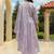 Women Floral Embroidered Regular Sequinned Pure Cotton Kurta with Trousers & With Dupatta