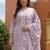 Women Floral Embroidered Regular Sequinned Pure Cotton Kurta with Trousers & With Dupatta