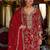 Women Floral Embroidered Regular Sequinned Kurta with Palazzos & With Dupatta