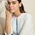 Women Printed Pleated Thread Work Pure Cotton Kurta with Trousers