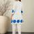 Women Printed Pleated Thread Work Pure Cotton Kurta with Trousers