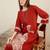 Women Printed Regular Thread Work Kurta with Palazzos