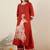 Women Printed Regular Thread Work Kurta with Palazzos