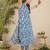 Women Printed Regular Pure Cotton Kurta with Trousers