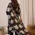 Women Floral Printed Regular Chanderi Silk Kurta with Trousers & With Dupatta