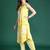 Women Ethnic Motifs Printed Pleated Pure Cotton Kurta with Trousers