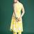 Women Ethnic Motifs Printed Pleated Pure Cotton Kurta with Trousers