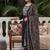 Women Ethnic Motifs Printed Regular Thread Work Kurta with Trousers & With Dupatta