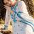 Women Floral Embroidered Regular Thread Work Kurta with Palazzos & With Dupatta