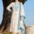 Women Floral Embroidered Regular Thread Work Kurta with Palazzos & With Dupatta