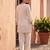 Women Floral Embroidered Regular Thread Work Pure Cotton Kurti with Palazzos