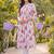 Women Floral Printed Pleated Pure Cotton Kurta with Trousers