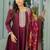 Women Floral Embroidered Regular Thread Work Kurta with Trousers & With Dupatta