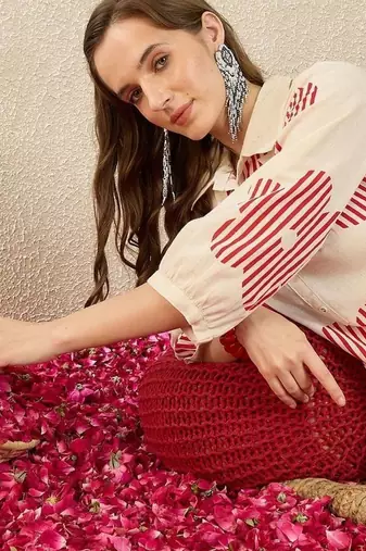 Women Floral Printed Regular Pure Cotton Kurta with Trousers
