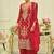 Women Ethnic Motifs Embroidered Regular Thread Work Kurta with Palazzos & With Dupatta