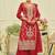 Women Ethnic Motifs Embroidered Regular Thread Work Kurta with Palazzos & With Dupatta