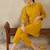 Women Ethnic Motifs Embroidered Regular Thread Work Pure Cotton Kurta with Trousers