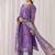 Women Floral Embroidered Regular Thread Work Kurta with Trousers & With Dupatta