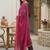 Women Ethnic Motifs Printed Regular Liva Kurta with Trousers & With Dupatta